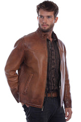 MEN LEATHER JACKET 1083