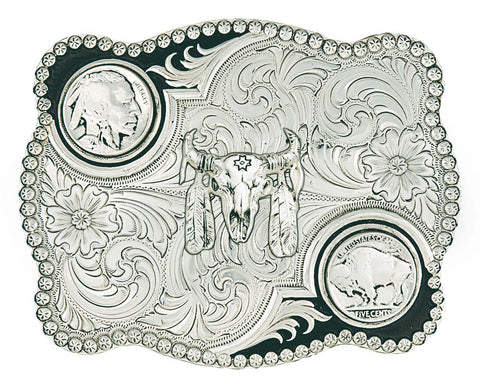 ANTIQUE BUFFALO NICKLE BUCKLE 3610