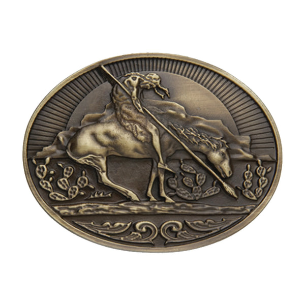 END OF TRAIL BELT BUCKLE 527