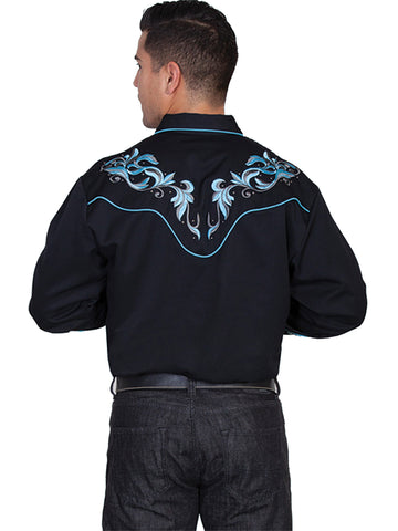 Men's Embroidered Shirt P844