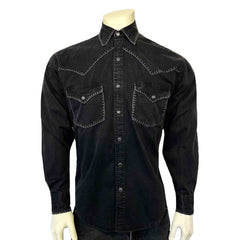 MAN SHIRT VINT BLANKET STITCH X804