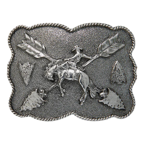 Cowboys and Indians Belt Buckle 705