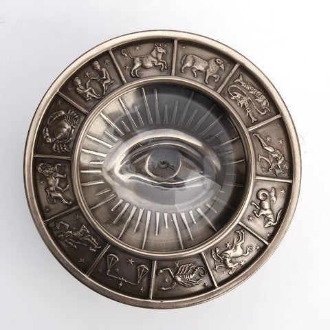 Zodiac Eye Round Trinket Box