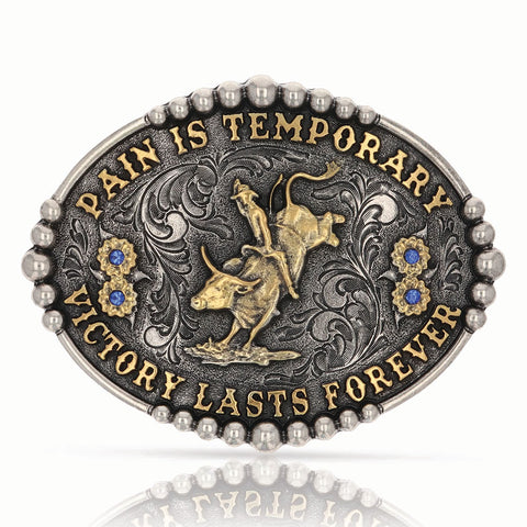 Pain is Temporary Belt Buckle 829