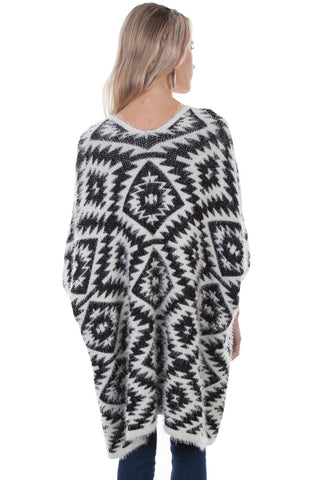 Aztec Eyelash One Size Cardigan