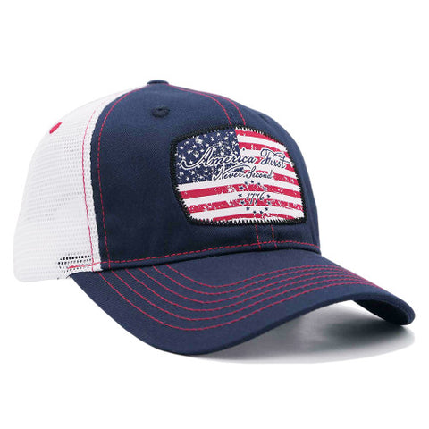 American Flag Horse Cap