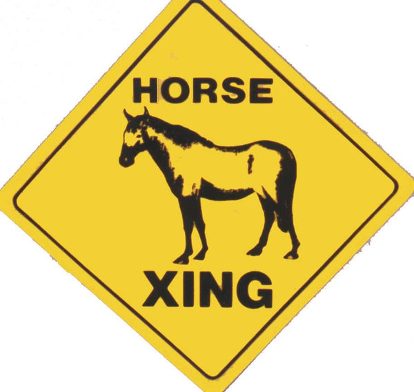 Crossing Horse Signs – Wilder West Urban Western Outfitters