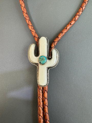 Bolo Tie Custom SS / Turquoise