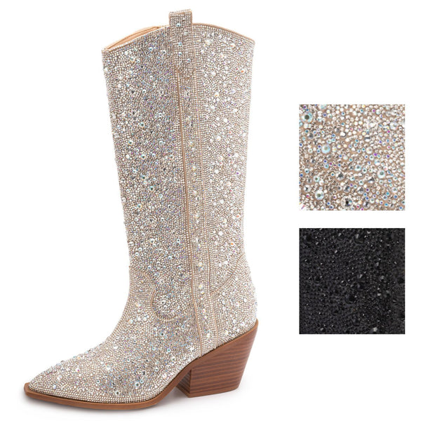 CLEAR GLITZY RHINESTONE 0162