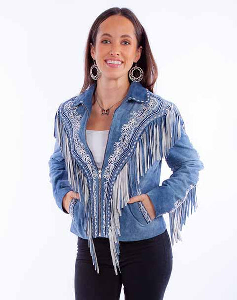 WM FRINGE EMBROI. JACKET