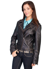 Leather Stud Jacket