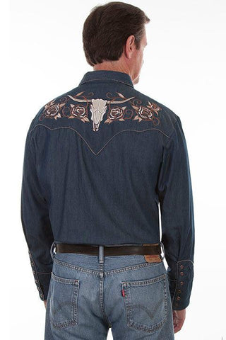 Longhorn Denim Shirt