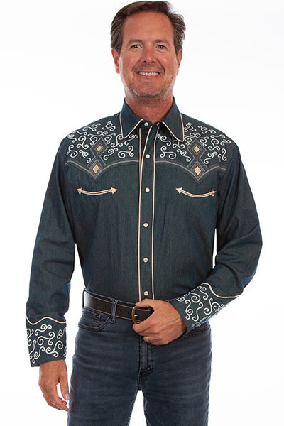 DIAMOND & SCROLL MEN'S SHIRTY 901