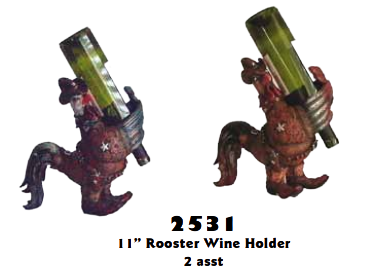 Rooster Wine Holder 2531