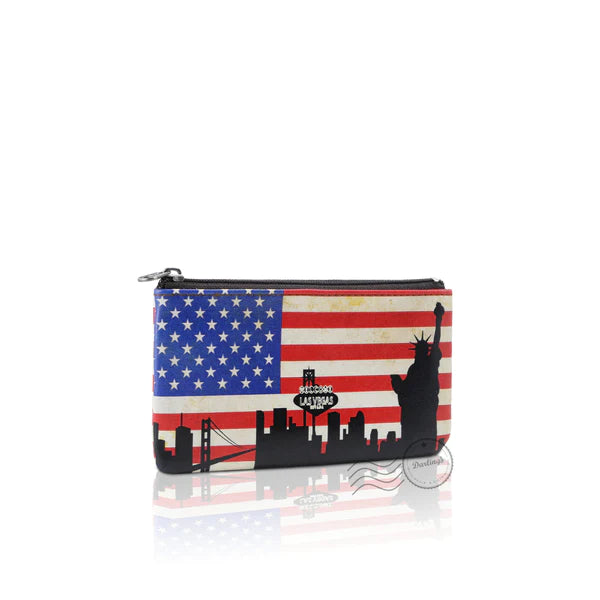 Leather Usa Coin Purse Coin Purse