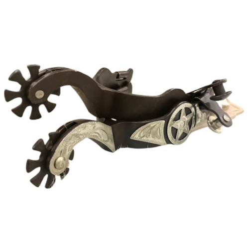 Brown Spurs With Star