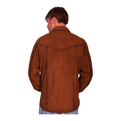 Mens Leather Shirt Shirt