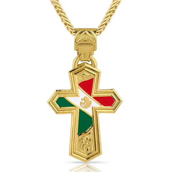 MEXICO CROSS GP  NECKLACE NC5763