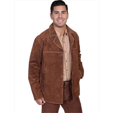 Mens Brown Swede Jacket Jacket
