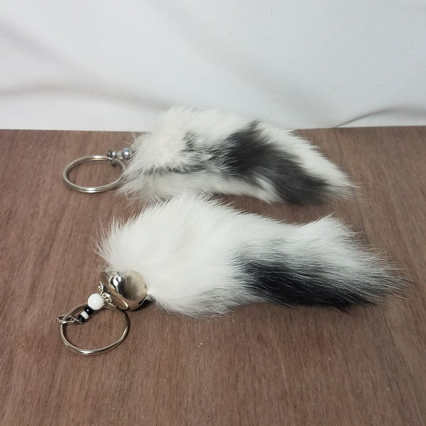 Rabbit Tail Key Chain Keychain
