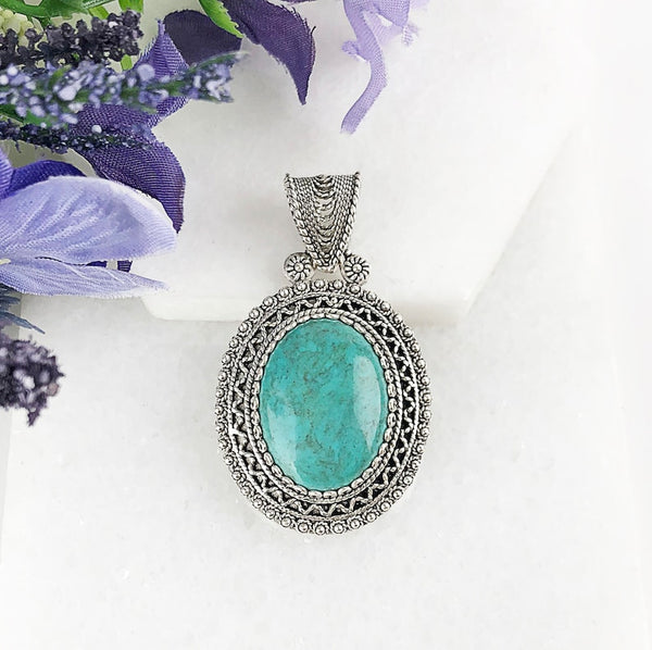 Natural Turquoise Pendant