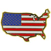 Pin - Usa Map Hat Pins