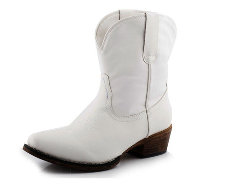 LD  SHORTY WHITE BOOTS 3037