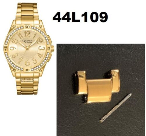 Wmns Yellow Face Gold Metal Band Watch