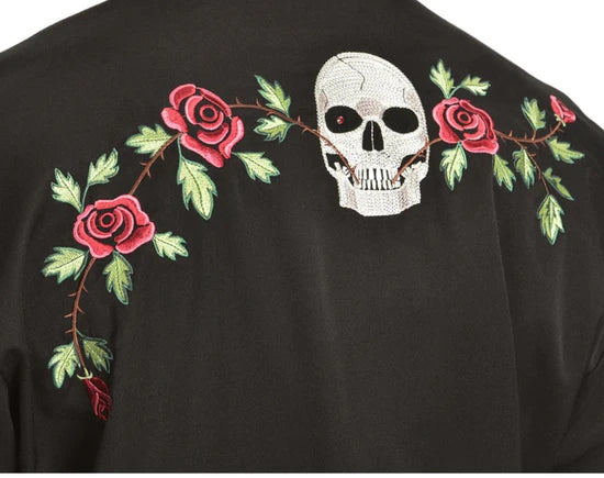 Skull & Roses Blazer Black Jacket