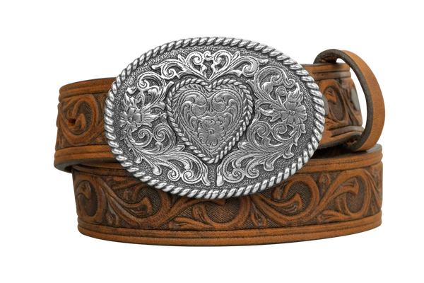 Heart kids LEATHER Belt  00220
