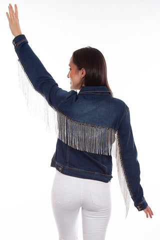 Rhinestone Fringe Jacket 792