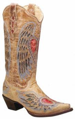 WING AND HEART WESTERN BOOTS