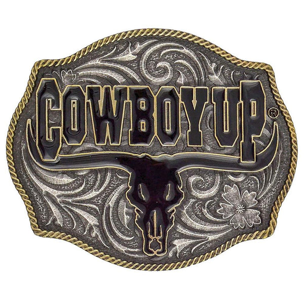 Cowboy Up FANCY Buckle 354