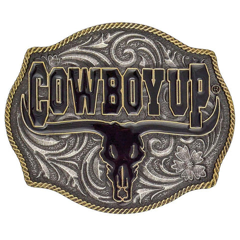 Cowboy Up FANCY Buckle 354