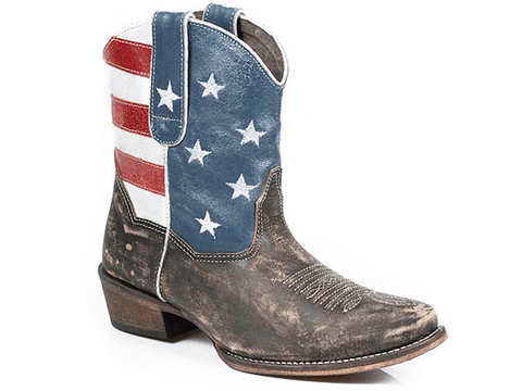 W American Flag Bootie 0102
