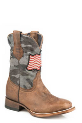 American Camo Brown Boots