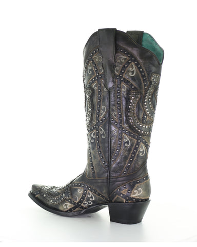 Embroidery/Studs Western Boots